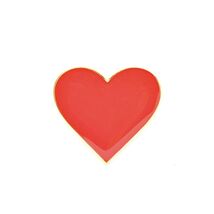 RED HEART LAPEL PIN 18mm Tiny Cute Love Lapel Hat Tie Tack Badge Valenti... - €5,95 EUR