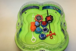 Beyblade Burst Rise Hypersphere Battle Set Stadium Arena 5 Beyblades &amp; Launchers - £19.61 GBP