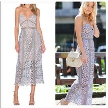 Anthropologie Elliatt floral lace overlay midi dress XS  New With Tag - $108.90