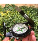 Compass Outdoor Survival Hiking Camping Lensatic Precision Oil Damped Ma... - $12.90