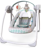 Bright Starts Portable Automatic 6-Speed Baby Swing with Adaptable Speed - £53.72 GBP
