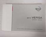 2010 Nissan Versa Owners Manual [Paperback] Nissan - £15.91 GBP
