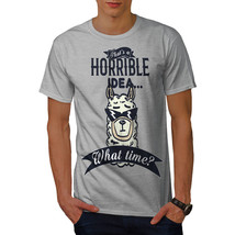 Wellcoda Horrible Idea Mens T-shirt, Friends Funny Graphic Design Printed Tee - £14.84 GBP+