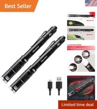 Rechargeable 300 Lumen Pocket Flashlight - Waterproof &amp; Adjustable Modes... - $89.99