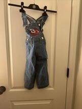 Vintage Dale Earnhardt Jr #8 Denim Bib Overalls NASCAR Toddler Boys Size... - $69.50 CAD