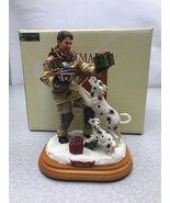 Vanmark “Christmas 2002” Fireman Dalmatians  Figurine 1st Edition KG - $54.28 CAD