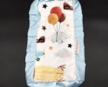 Minky Couture Baby Lovey Security Blanket Plush Satin Trim Elephant Balloon - $14.99