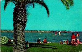 Santa Clara Punto Missione Bay San Diego California Ca Cromo Cartolina Unp A1 - £2.40 GBP