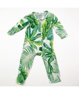 Posh Peanut 12-18 Month Baby One-Piece Footies Green Palm Long Sleeve Pa... - $334.07 MXN