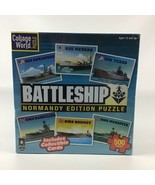 Collage World Battleship Normandy Edition Puzzle Collectible Cards 500 P... - $30.86 CAD