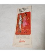 One Hour Martinizing Dry Cleaning 1968 Print Ad Woman in sleeveless pink... - $8.98