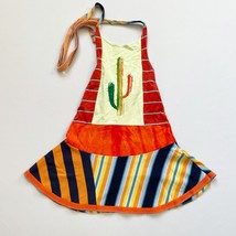 CourtneyCourtney Girls Halter Tie Dress 5/6 Twirly Skirt Cactus Western ... - $25.74
