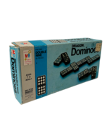 Dragon Halsam Double Nine Dominoes By Milton Bradley Vintage 1970 Missin... - £9.48 GBP