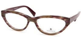 New SERAPHIN LYNDALE / 8656 Burgundy Marble Eyeglasses 53-16-140mm B32mm Japan - £165.11 GBP