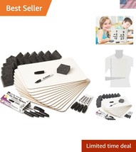 12-Piece Eco-Friendly Dry Erase Whiteboard Class Set with Safe Markers &amp;... - $887.39 MXN