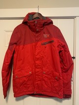 Mountain Hardwear Men&#39;s Insulated Waterproof Ski Jacket Parka Red Size M... - $77.31