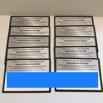 10 Unused Pokemon TCG Online Card Codes - £2.11 GBP