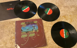 YES Yessongs 3 LPs Album 1st Edition Vinyl ATLANTIC 12 page Insert 1973 - £7.80 GBP