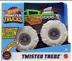 Hot Wheels Monster Trucks Twisted Tredz Bone Shaker Vehicle - £11.86 GBP