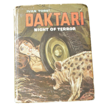 Vintage Big Little Book 1968 Daktari Ivan Tors Night Of Terror Hardcover - £6.81 GBP