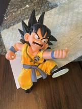 Goku Dragon Ball Z Super Saiyan Statue Battle Soldier Anime Figure - $475.79 MXN