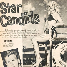 1956 Jayne Mansfield Swimsuit Candid Advertisement The Dunes Las Vegas D... - $27.43 CAD