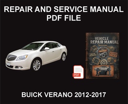 Buick Verano 2012-2017 Repair Manual, Guide, WorkShop Book - $19.00