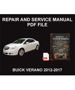 Buick Verano 2012-2017 Repair Manual, Guide, WorkShop Book - $19.00