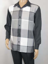 Men's MONTIQUE Two Piece Set Walking Leisure Suit 2370 Gray Plaid image 4