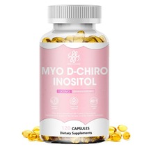 120 Capsules 1000mg Myo &amp; D-Chiro Inositol Capsules Female Hormone Balance  - $29.98