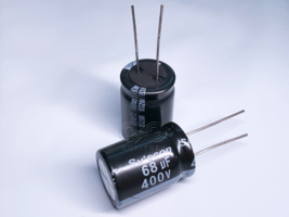 5PCS UK Suscon 68uf 400V 18x25mm Radial Electrolytic Capacitor High Ripple - $6.00