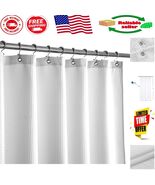 Elegant White Fabric Shower Curtain 60x72 - Hotel Luxury Water Repellent... - $664.49 MXN