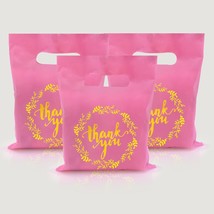 Plastic Thank You Merchandise Bags Party Present Bags Candy Cookie Treat Bags Fo - £11.79 GBP