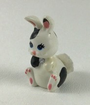 Littlest Pet Shop Hop N&#39; Hide White Spotted Bunny Toy Figure Kenner Vintage 1995 - £9.43 GBP