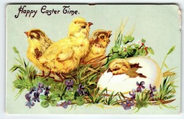 Easter Postcard Baby Chicks Tucks Series 112 Antique Helena J. Maguire Artist - £7.08 GBP