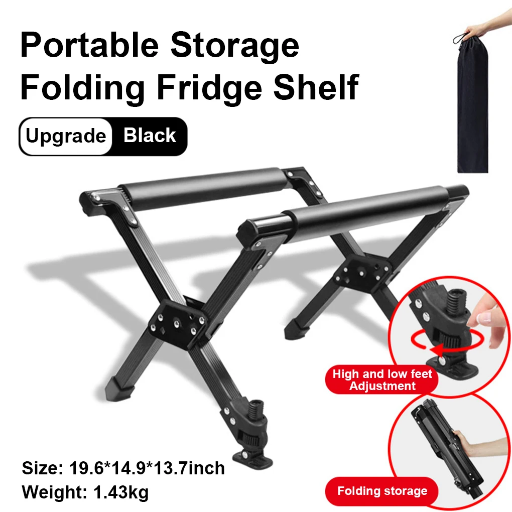 Ice Box Holder Folding Picnic Camping Cooler Luggage Stand Aluminum Alloy - £94.70 GBP+