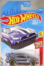 2018 Hot Wheels #199 Then And Now 9/10 Custom &#39;15 Ford Mustang Purple w/Blk J5Sp - £6.09 GBP