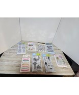 Lot Of Clear Stamps New &amp; Open Pkg Mixed Scrapbooking Paper Crafts DIY U... - $14.99