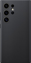 Samsung - Galaxy S24 Ultra Vegan Leather Case - Black - $76.99