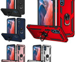 Tempered Glass / Ringstand Hybrid Cover Case For Motorola G Play 2024 XT... - $10.84+