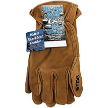 Golden Stag 277m Premium Grain Cowhide Men&#39;s Glove, Chocolate, Medium - $30.95