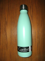NEW Cantini 17 oz. Double Wall Insulated Stainless Steel Bottle mint green - £11.32 GBP
