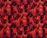 Cotton Fires Flames Red Under Fire Burns Cotton Fabric Print by the Yard... - £9.58 GBP