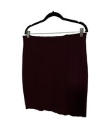 Liverpool Maroon Skirt – Size 14P – Petite Pull-On Stretch Skirt - $277.32 MXN