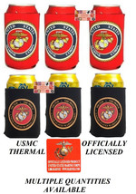 Usmc Us Marine Corps Seal Can Koozie Cooler Wrap Insulator Sleeve Jacket Holder - £6.31 GBP+