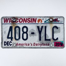 2020 United States Wisconsin Dairyland Passenger License Plate 408-YLC - £13.28 GBP