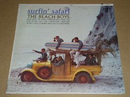 The Beach Boys Surfin&#39; Safari Vinyl Record Album Vintage Capitol Label MONO - £26.37 GBP
