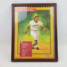 Vintage 1990 Donruss Hall Of Fame Diamond King Willie Stargell Puzzle In Frame - £7.21 GBP