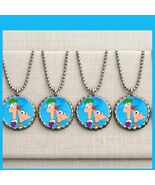 Phineas and Ferb Birthday party favors necklaces 10 pack necklace lot - $12.13