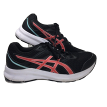 Asics Jolt Running Shoes Men&#39;s Size 7 Black with Red 1014A203 Euro 40 - $18.00